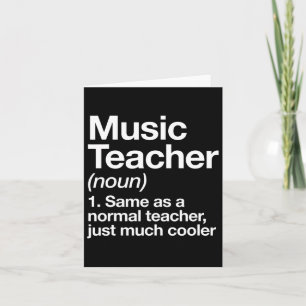Music Teacher Definition Roligt Ck to School First Kort