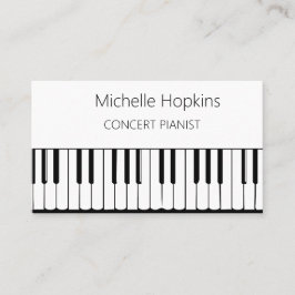 Music Teacher Elegant Piano Nycklar