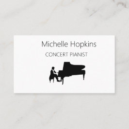Music Teacher Elegant Piano Nycklar Telefonkort