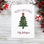 Music Teacher Flute Piano Violin Julgran Helgkort<br><div class="desc">Visa din uppskattning för din fantastiska musiklärare i skolan med det här God jul-helgdag med ett musikaliskt träd! Perfekt för piano,  flute,  violin-lärare eller till och med din favoritchef Choir! Anpassa den till dina önskemål genom att ändra namn och text.</div>