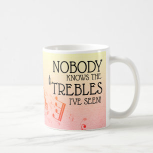 Music Teacher Funny Treble Joke   Namn Template Co Kaffemugg