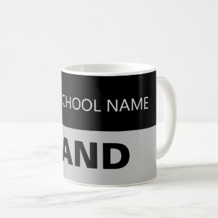 Music Teacher Gift Anpassningsbar School Band Mu Kaffemugg
