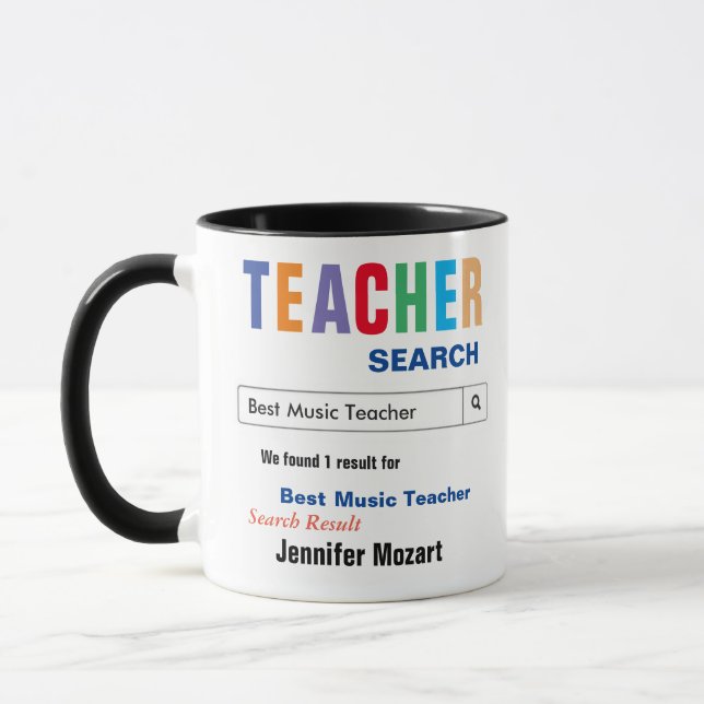 Music Teacher Gift Mugg (Vänster)
