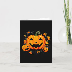 Music Teacher Halloween Fall Pumpkin Kort