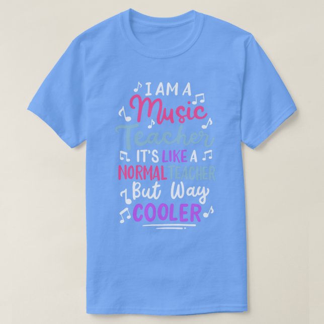 Music Teacher Musician 2 T Shirt (Design framsida)