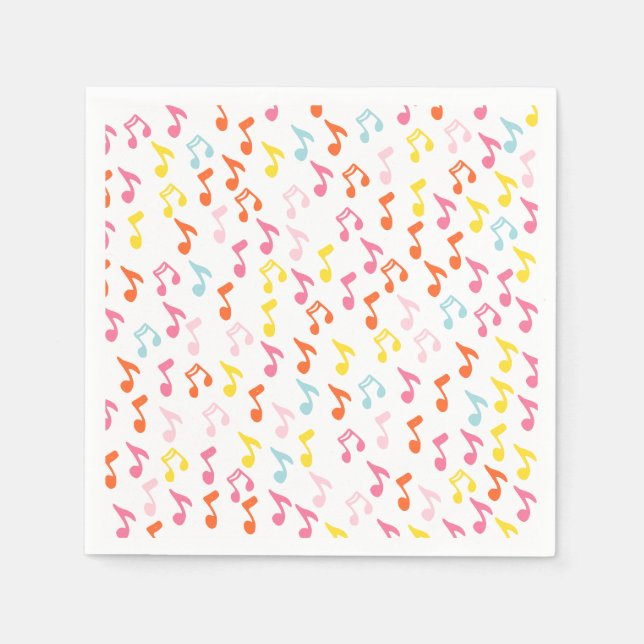 Music Teacher Papper Napkins Pappersservett (Framsidan)