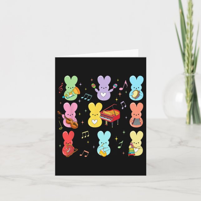 Music Teacher Påsk Day Kort (Framsida)