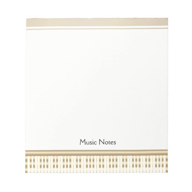 Music Teacher Piano Tangentbord Musician Pianist D Anteckningsblock (Framsida)