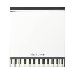 Music Teacher Piano Tangentbord Musician Pianist D Anteckningsblock