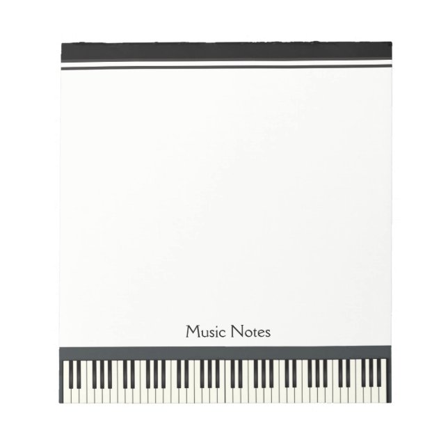 Music Teacher Piano Tangentbord Musician Pianist D Anteckningsblock (Framsida)