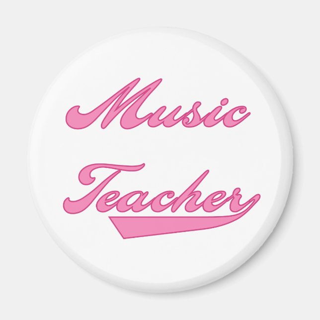 Music Teacher Rosa Magnet (Framsidan)