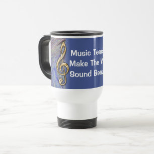 Music Teacher Tack Blue Spiral Swirl School Resemugg