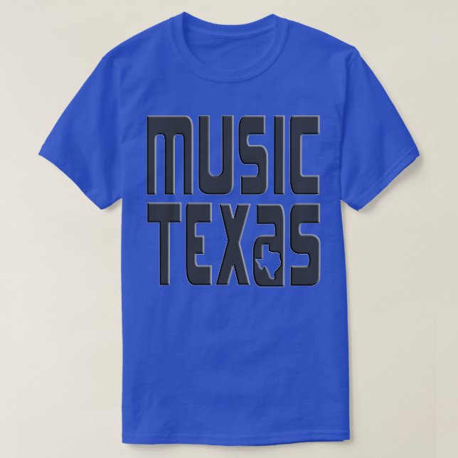 Music Texas TShirt T Shirt (Design framsida)