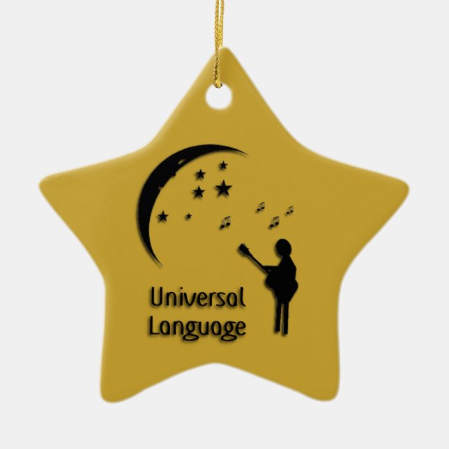 Music the Universal Language Notes Ornament (Framsidan)
