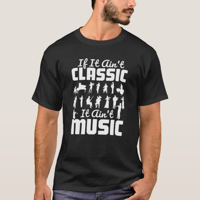 Music Theory Musician Music Teacher Classic Music  T Shirt (Framsida)
