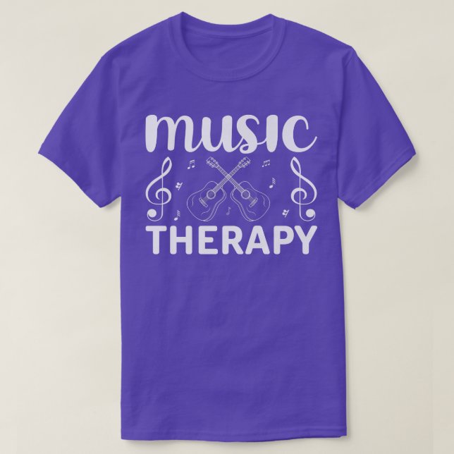 Music Therapy Musical Music  T Shirt (Design framsida)
