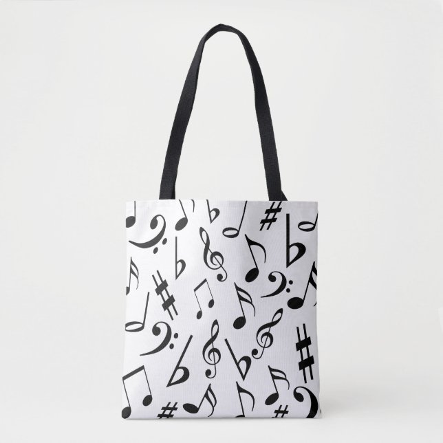 Music Tote Bag : Tygkasse (Framsida)