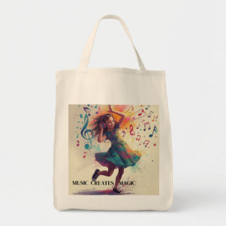Music Tote Bag Tygkasse