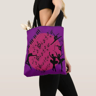 Music Tote Bag Tygkasse