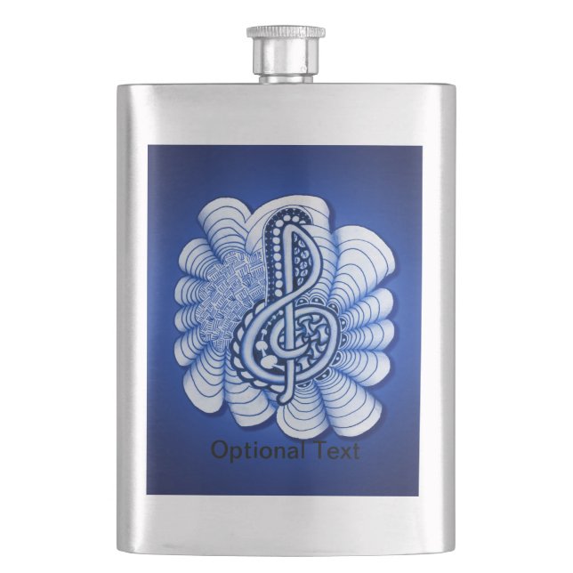 Music Treble Clef Blue Fickplunta (Framsidan)