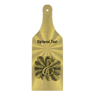 Music Treble Clef Guld Anpassad