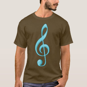 Music Treble Clef Piano Guitar T Shirt