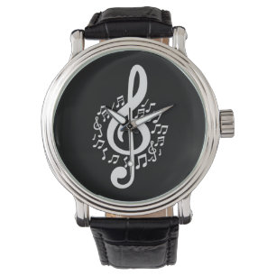 Music Treble Clef Watch Musician Gift Armbandsur