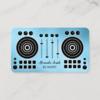 Music Turntable Blue White DJ Player Ljud Engine 
