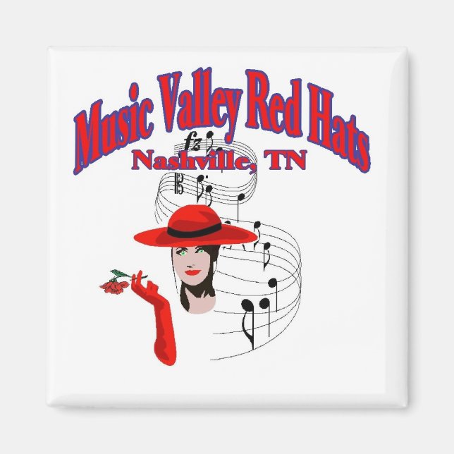 Music Valley Red Hats Magnet (Framsidan)