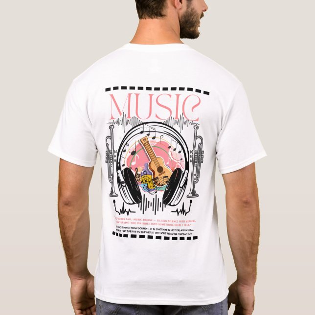 Music Vibes T-Shirt (Baksida)