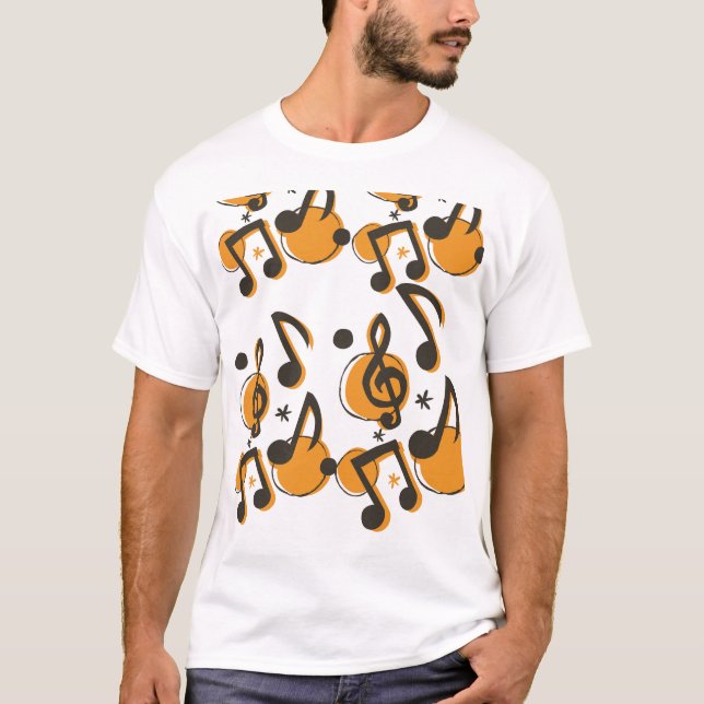 Music Vibes T-Shirt | Smooth Jazz Lover Tee |  (Framsida)