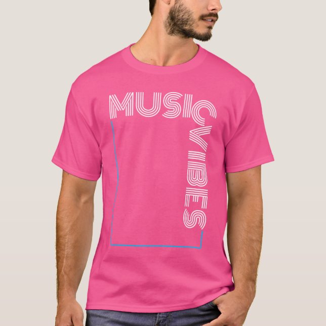 Music Vibes-vän T Shirt (Framsida)