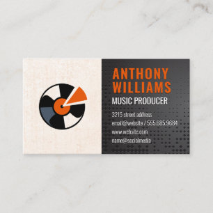 Music Vinyl Visitkort