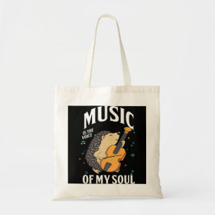Music Voice of Soul Cello Player Cellist Hedgehog Tygkasse
