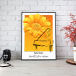 Music Wall Art Canvas<br><div class="desc">Denna bild som inspirerats av mitten av århundradet är en efterbelysning,  med dess djärva geometriska former och ljusa färger. Perfekt för att lägga till ett litet vintage-charm till din hemdekanter.</div>