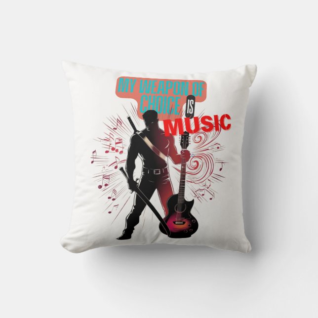 Music Warrior Kudde (Framsida)