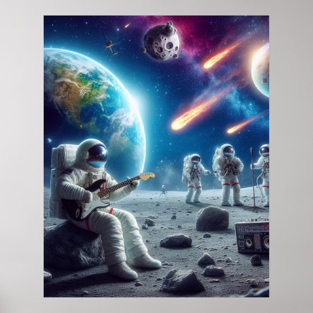 Musica Espacial Poster (Framsidan)