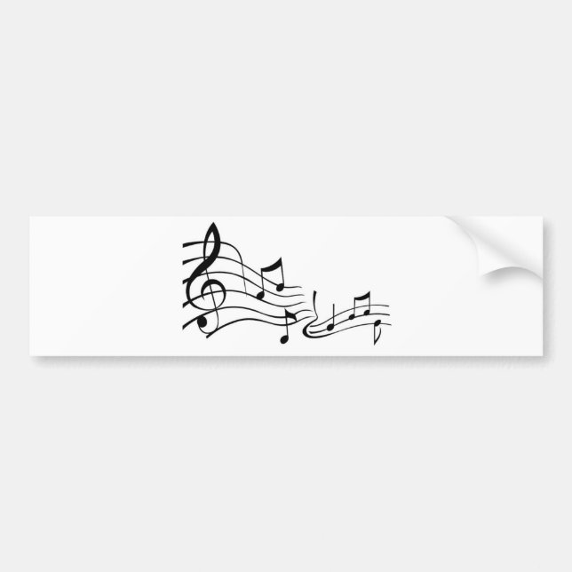 Música (Music) Bildekal (Framsidan)