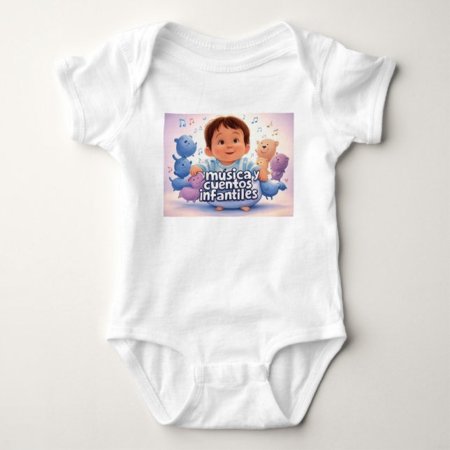 Música y cuentos infantiles t shirt (Framsida)