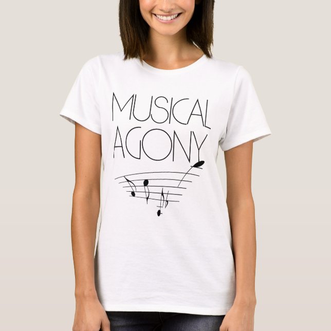 Musical agony t-shirt (Framsida)