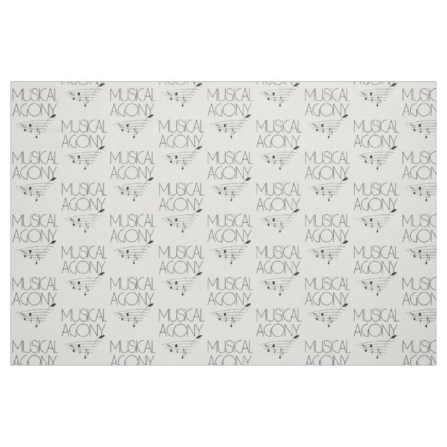Musical agony tyg (Fat Quarter)