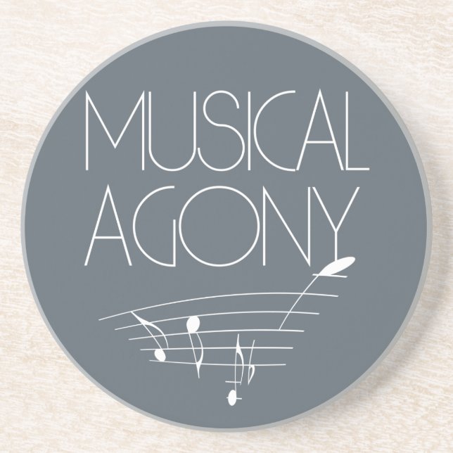 Musical agony underlägg (Framsidan)