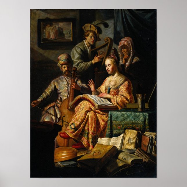 Musical Allegory Poster (Framsidan)