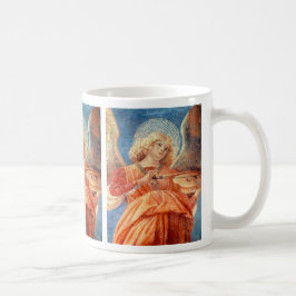 Musical angel playing the violin fresco kaffemugg