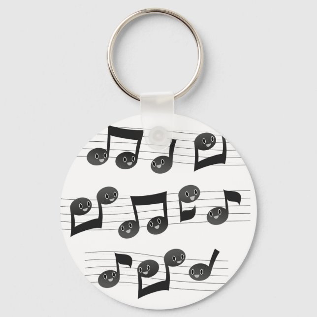 Musical Ansikte Nyckelring (Framsida)