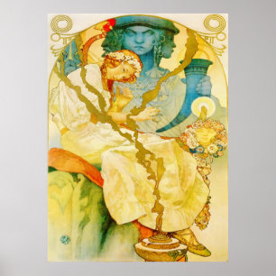 Musical Art nouveau Vintage Poster