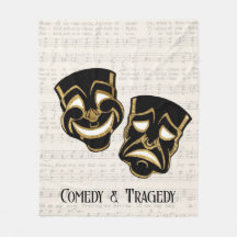 Musical Black & Guld Comedy and Tragedy