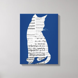 Musical Cat Canvastryck