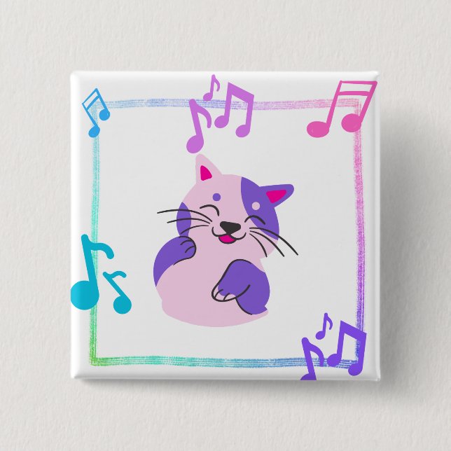 Musical Cat Knapp (Framsida)