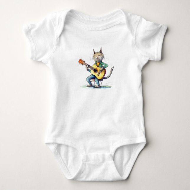 MUSICAL CAT T SHIRT (Framsida)